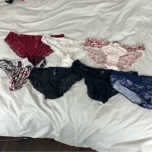 Victoria's Secret Lace Panty Lot Size Medium